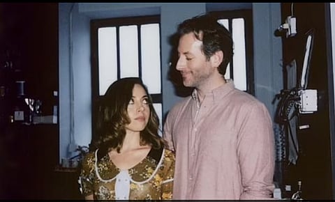 A última vez que Audrey Plaza publicou uma foto do marido no Instagram, em maio de 2021, por altura da rodagem do filme Spin Me Round.