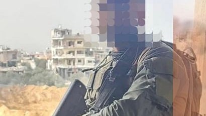 Imagem do militar israelita, sobrevivente do 7 de outubro e agora suspeito de crimes de guerra.