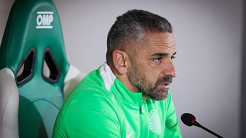 Treinador do Sporting, Rui Borges.