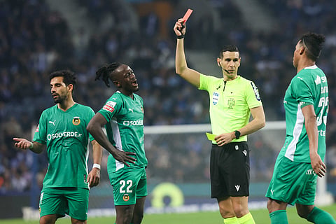 Árbitro António Nobre no clássico Sporting-FC Porto da Taça da Liga