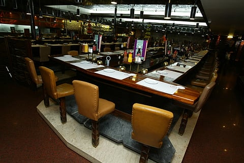 Os balcões são uma das imagens de marca do Galeto.