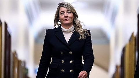 A ministra dos Negócios Estrangeiros do Canadá, Mélanie Joly
