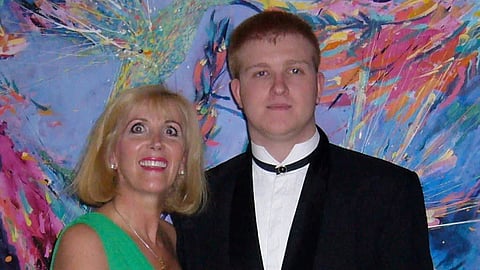 Rory Callum Sykes e a mãe, Shelley Sykes