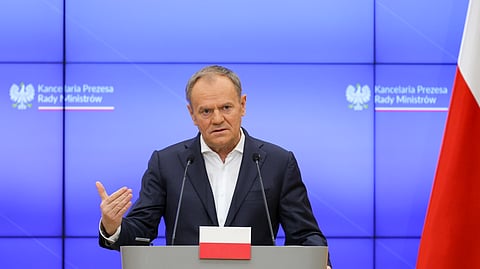 O primeiro-ministro polaco, Donald Tusk
