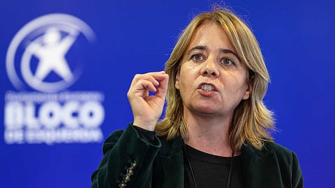 A deputada do Parlamento Europeu do Bloco de Esquerda (BE), Catarina Martins.