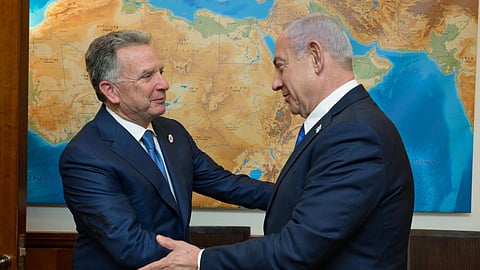 Steve Witkoff e Benjamin Netanyahu.