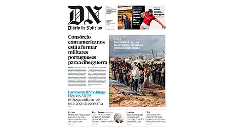 Leia aqui a edição do DN desta segunda-feira