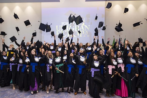 Formatura da Unigran Europa em dezembro de 2024, em Lisboa.