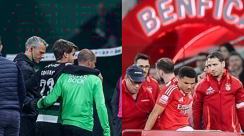 Daniel Bragança (Sporting) e Bah (Benfica) sofreram roturas de ligamentos e na melhor das hipóteses vão voltar em setembro.