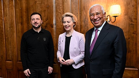 Volodymyr Zelensky vai estar no Conselho Europeu desta quinta-feira.