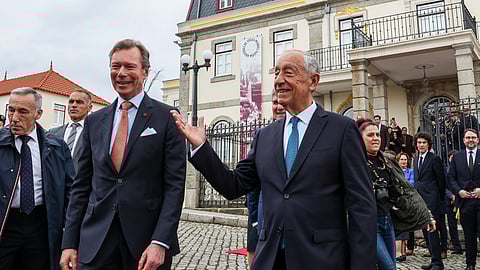 Marcelo fez uma visita privada com o Grão-Duque Henri do Luxemburgo ao Museu de Aristides de Sousa Mendes.