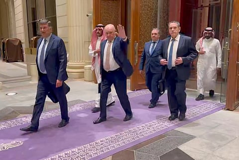 A delegação russa esteve reunida esta terça-feira em Riade, na Arábia Saudita, com negociadores dos EUA.