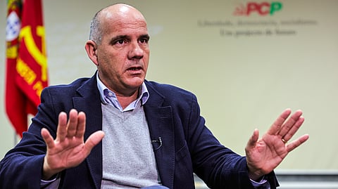 Paulo Raimundo definiu comometa eleitoral mínima votar aos resultados de 2022, o que implicaria ter mais 100 mil votos face a 2024.