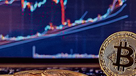 A Bitcoin está com um comportamento semelhante ao dos principais títulos das ações da bolsa americana.