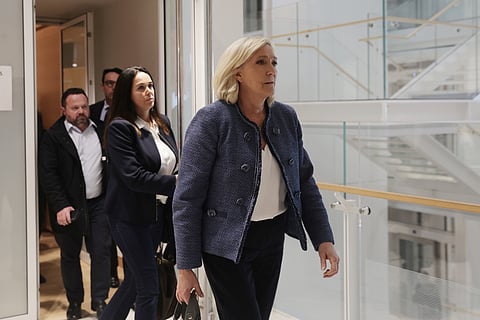 Marine Le Pen líder da extrema-direita francesa 