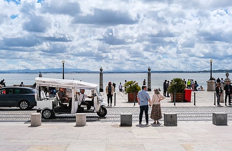 Cais das Colunas, na zona ribeirinha de Lisboa