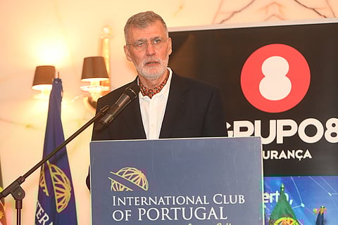 Gouveia e Melo foi o convidado do International Club of Portugal a 27 de março.