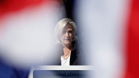 O partido de Macron disse que a manifestação da Reunião Nacional é "um ataque aos juízes e às instituições".