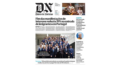 A imigração na manchete do DN desta quarta-feira
