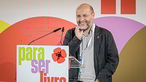 Rui Tavares no Congresso do Livre.