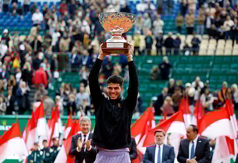 Carlos Alcaraz no Monte-Carlo Rolex Masters