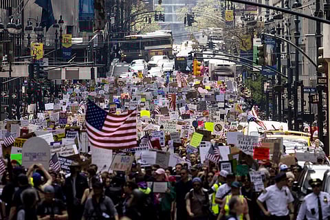 Milhares nas ruas de Nova Iorque em protesto 'anti-Trump'