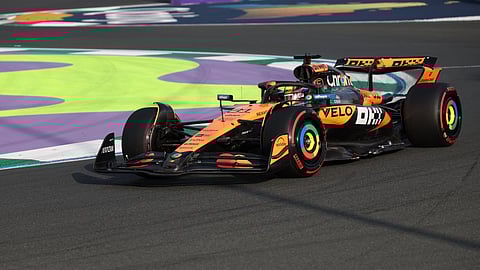 Oscar Piastri em ação.