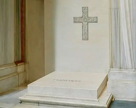 Túmulo do papa Francisco, na Basílica de Santa Maria Maior