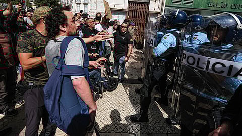 Confrontos aconteceram no passado 25 de Abril.