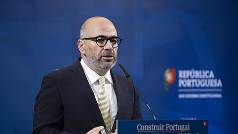 Ministro das Infraestruturas, Miguel 
Pinto Luz