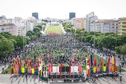 Manifestação do Dia do Trabalhador em Lisboa