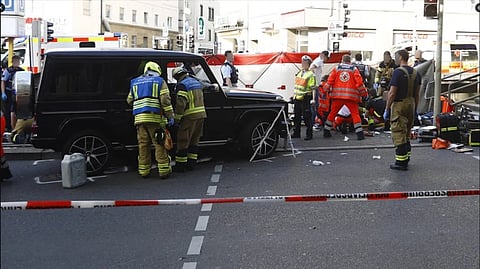 Local foi imediatamente isolado e o condutor foi detido.