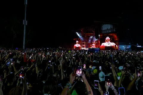 Concerto de Lady Gaga na praia de Copacabana, no Rio de Janeiro