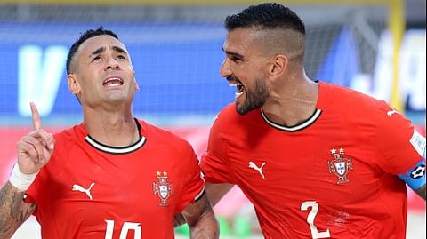 Portugal perde com Brasil e falha final do Mundial de futebol de praia

