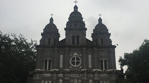 Igreja de São José, em Pequim. Foi fundada no século XVII por dois jesuítas, um deles português. Foi reconstruída no século XX.