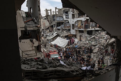 Destruição em Gaza