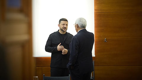 Zelensky e Costa na Albânia