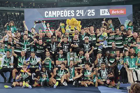 A festa dos campeões nacionais 2024/25.