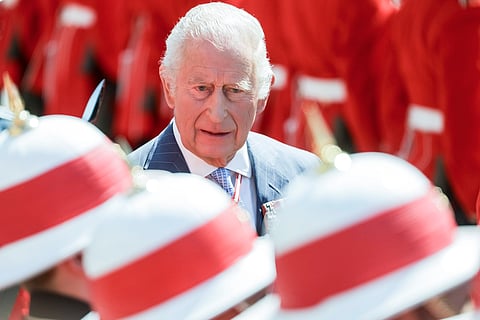 O rei Carlos III no Canadá.