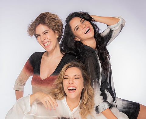 Maria Clara Gueiros, Júlia Rabello e Priscila Castello Branco.