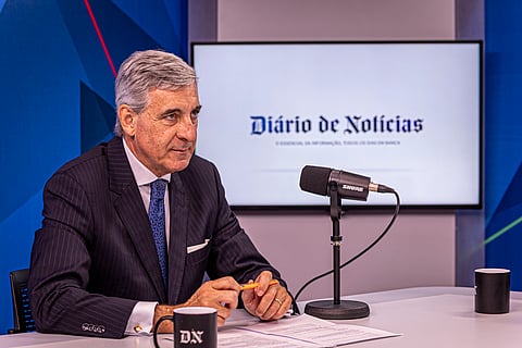 José Luís Arnaut no estúdio do DN.