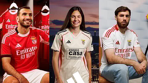 As novas camisolas do Benfica são uma homenagem às origens do futebol e à essência do clube