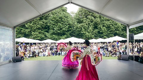 O 'hanbok', traje tradicional da Coreia.