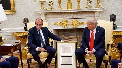 Merz foi recebido por Donald Trump na Casa Branca na quinta-feira, 5 de junho.