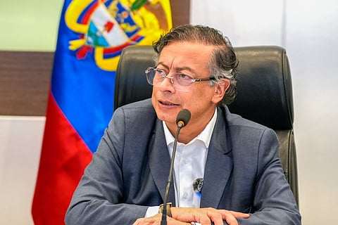 Presidente da Colômbia, Gustavo Petro.