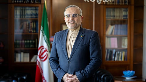 Majid Tafreshi recebeu o DN no edifício da embaixada da República Islâmica do Irão,  em Lisboa.