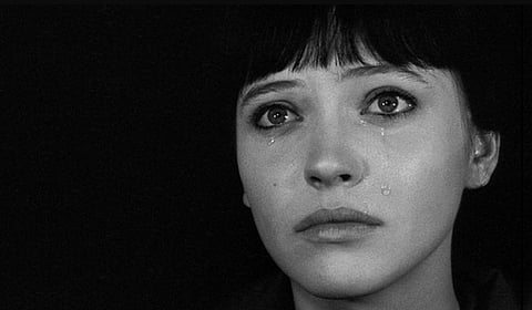 'Viver a sua Vida' (1962): Anna Karina filmada por Jean-Luc Godard.