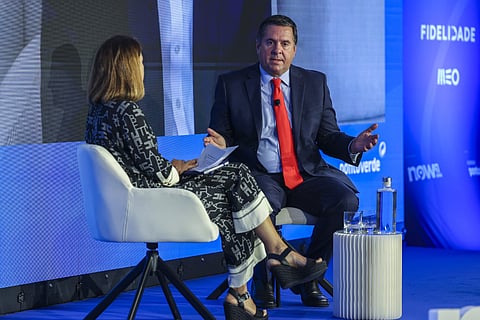 O luso descendente Devin Nunes, presidente da rede social de Donald Trump, Truth Social, e líder do Conselho Consultivo de Informações do presidente dos Estados Unidos