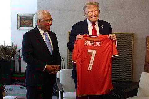António Costa ofereceu a Trump camisola autografada por Cristiano Ronaldo