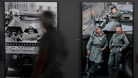 Exposição 'Venham Mais Cinco - O Olhar Estrangeiro sobre a Revolução Portuguesa 1974-1975'.